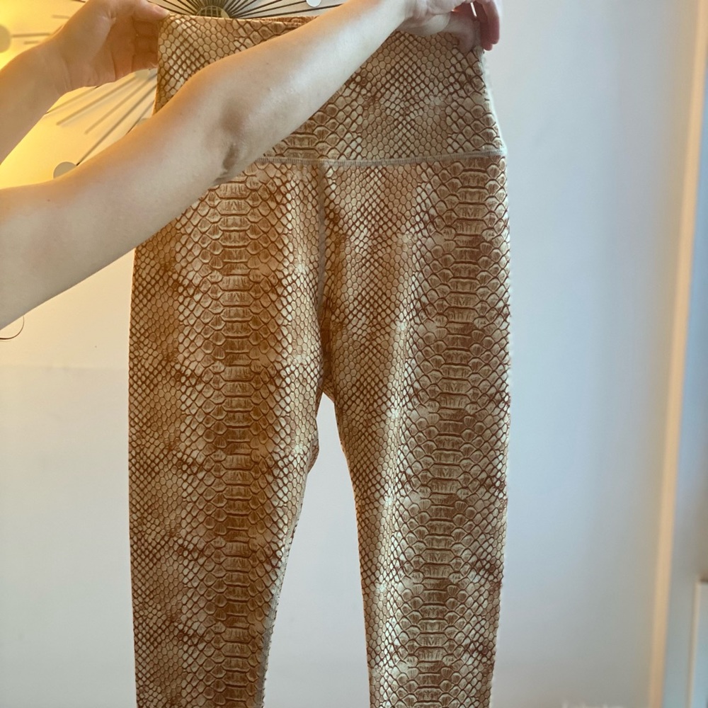 Weworewhat Snakeskin Python High Waist Leggings - image 6